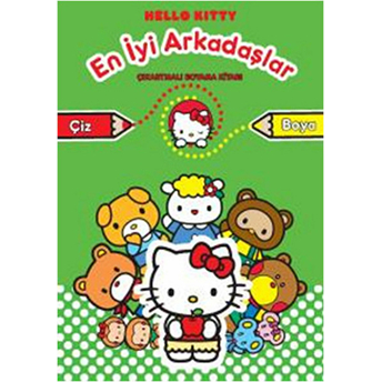 Hello Kitty En Iyi Arkadaşlar Çıkartmalı Boyama Kolektif