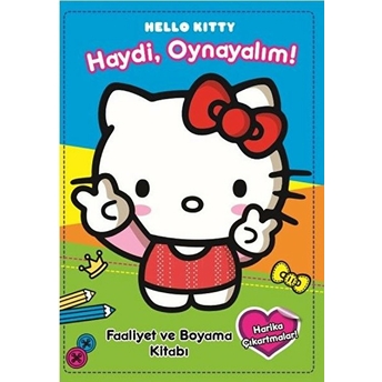 Hello Kıtty Haydi Oynayalım Faaliyet Ve Boyama Kitabı