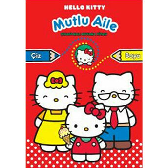 Hello Kitty Mutlu Aile - Çıkartmalı Boyama Kolektif