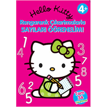 Hello Kitty Rengarenk Çıkartmalarla Sayıları Öğrenelim Kolektif