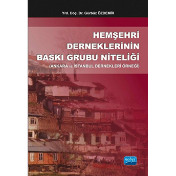 Hemşehri Derneklerinin Baskı Grubu Niteliği (Ankara Ve Istanbul Dernekleri Örneği)