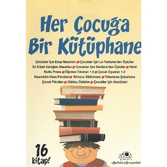 Her Çocuğa Bir Kütüphane Seti (16 Kitap Takım) Kolektif