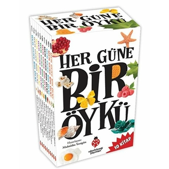 Her Güne Bir Öykü Seti (10 Kitap Takım) Muhiddin Yenigün