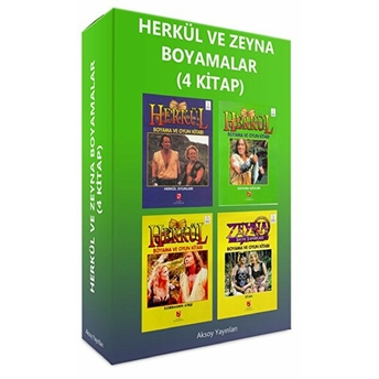 Herkül Ve Zeyna Boyama Kitapları (4 Kitap Set)