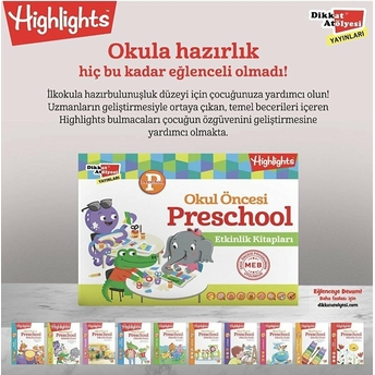 Highlights Okul Öncesi Preschool 10'Lu Eğitim Seti Kolektif