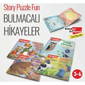 Highlights Sticker Bulmacalı Hikayeler 4'Lü Set