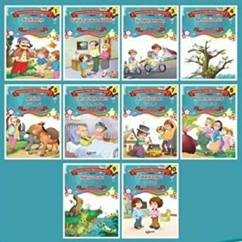 Hikayelerle Türkçe Öğreniyorum (10 Kitap Set) Abdullah Feyzi Kocaer