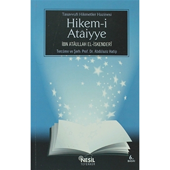 Hikem-I Ataiyye Ibn Ataullah El-Iskenderi