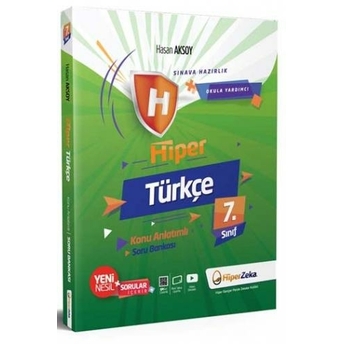 ​Hiper Zeka 7. Sınıf Hiper Türkçe Konu Anlatımlı Soru Bankası Komisyon