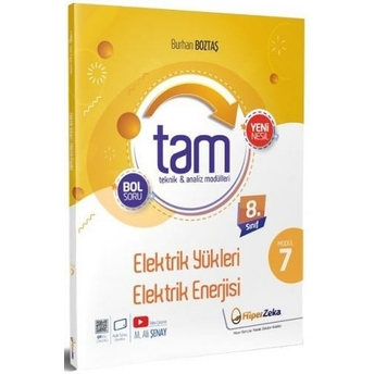 Hiper Zeka 8. Sınıf Fen Bilimleri Tam Teknik Analiz Modülleri-7 Elektrik Yükleri Ve Elektrik Enerjisi Komisyon