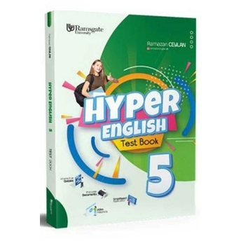 Hiper Zeka Yayınları 5. Sınıf Hyper English Test Book Komisyon