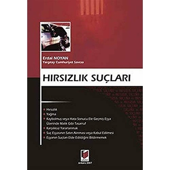 Hırsızlık Suçları Erdal Noyan