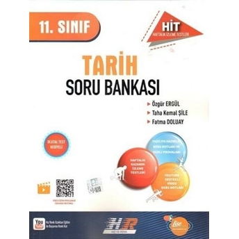 Hız Ve Renk Yayınları 11. Sınıf Tarih Hit Soru Bankası Taha Kemal Şile