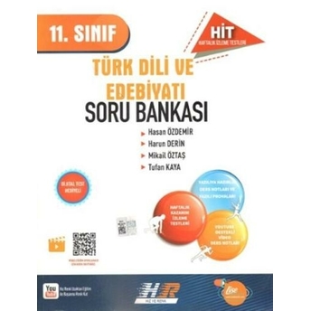 Hız Ve Renk Yayınları 11. Sınıf Türk Dili Ve Edebiyatı Hit Soru Bankası Harun Derin