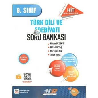 Hız Ve Renk Yayınları 9. Sınıf Türk Dili Ve Edebiyatı Hit Soru Bankası Mikail Öztaş