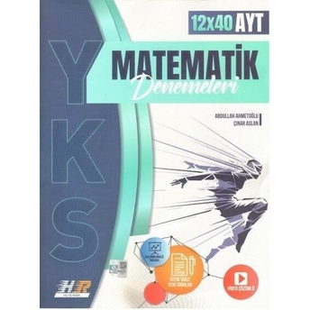 Hız Ve Renk Yayınları Ayt Matematik 12 X 40 Denemeleri Abdullah Ahmetoğlu