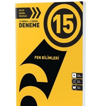 Hız Yayınları 6. Sınıf Fen Bilimleri 15 Deneme Komisyon