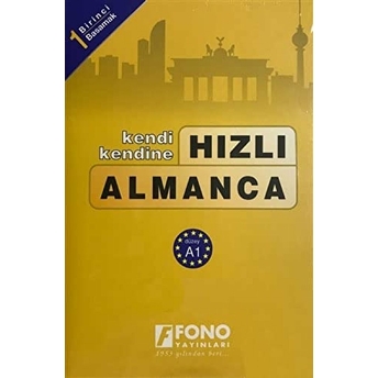 Hızlı Almanca 1. Basamak (3 Kitap 5 Cd) Aslı Çetinkal