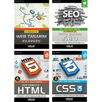 Hızlı Ve Kolay Web Tasarım Seti 2 (4 Kitap Takım) Kolektif