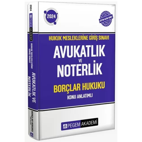 Hmgs Avukatlık Ve Noterlik Borçlar Hukuku Konu Anlatımlı Komisyon