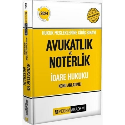 Hmgs Avukatlık Ve Noterlik Idare Hukuku Konu Anlatımlı Komisyon