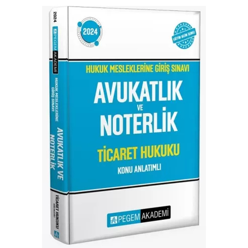 Hmgs Avukatlık Ve Noterlik Ticaret Hukuku Konu Anlatımlı Komisyon