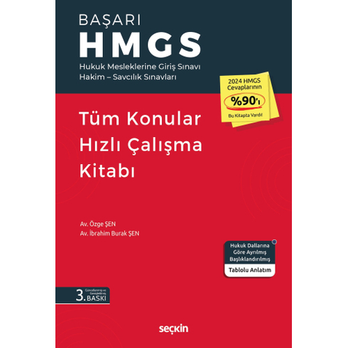 Hmgs Başarı Tüm Konular Konu Anlatımlı Hızlı Çalışma Kitabı Özge Şen