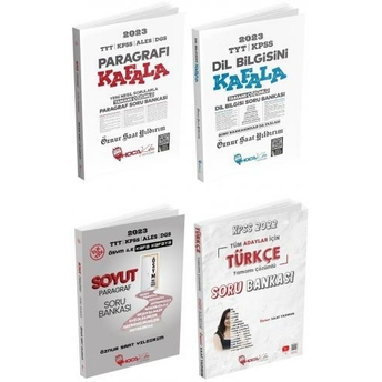Hoca Kafası 2023 Kpss Türkçe - Paragraf - Dil Bilgisi Soru Bankası 4 Lü Set Öznur Saat Yıldırım