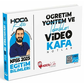 Hoca Kafası Yayınları 2022 Öğretim Yöntem Ve Teknikleri Video Kafa Notlar