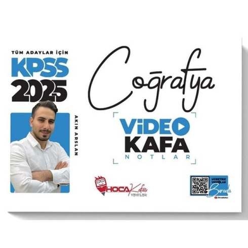 Hoca Kafası Yayınları 2025 Kpss Coğrafya Video Kafa Notlar Akın Arslan