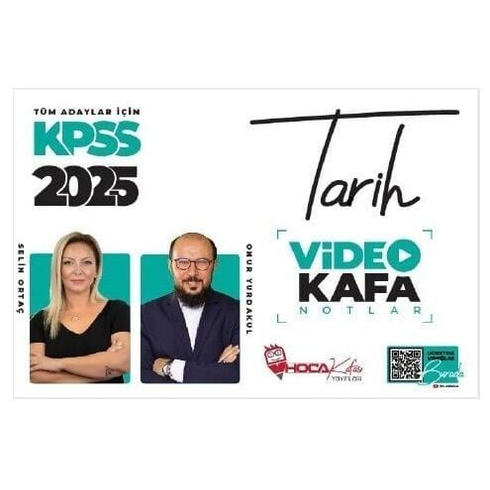 Hoca Kafası Yayınları 2025 Kpss Tarih Video Kafa Notlar Onur Yurdakul