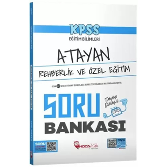 Hoca Kafası Yayınları Kpss Eğitim Bilimleri Rehberlik Ve Özel Eğitim Atayan Soru Bankası Çözümlü Komisyon