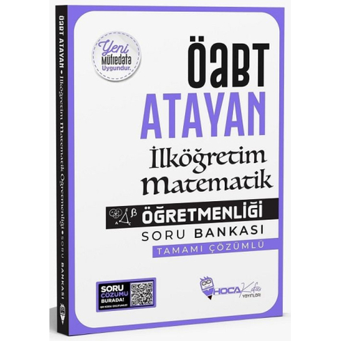 Hoca Kafası Yayınları Öabt Ilköğretim Matematik Öğretmenliği Atayan Soru Bankası Çözümlü Komisyon