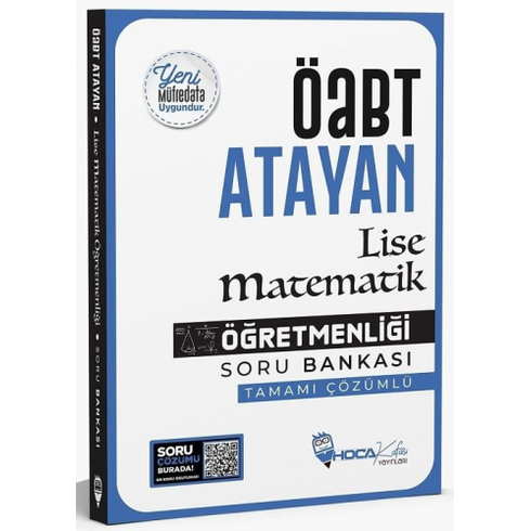 Hoca Kafası Yayınları Öabt Lise Matematik Öğretmenliği Atayan Soru Bankası Çözümlü Komisyon