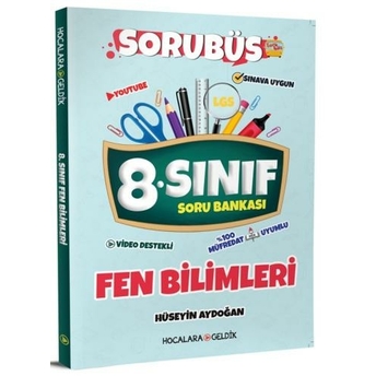 Hocalara Geldik 8. Sınıf Lgs Fen Bilimleri Soru Bankası Sorubüs Hüseyin Aydoğan