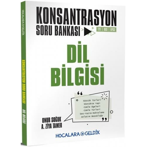 Hocalara Geldik Konsantrasyon Soru Bankası / Dil Bilgisi - Onur Soğuk