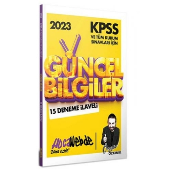 Hocawebde Yayınları 2023 Kpss Ve Tüm Kurum Sınavları Için Güncel Bilgiler 15 Deneme Ilaveli Özgür Özkınık