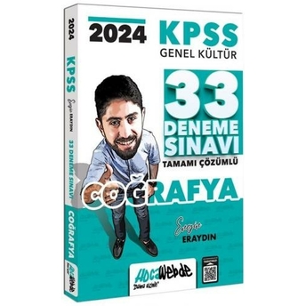 ​Hocawebde Yayınları 2024 Kpss Coğrafya Tamamı Çözümlü 33 Deneme Engin Eraydın