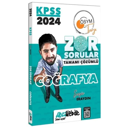 Hocawebde Yayınları 2024 Kpss Coğrafya Zor Sorular Soru Bankası Çözümlü Engin Eraydın