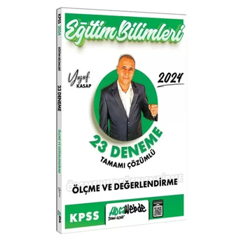 Hocawebde Yayınları 2024 Kpss Eğitim Bilimleri Ölçme Ve Değerlendirme Tamamı Çözümlü 23 Deneme Sınavı Yusuf Kasap