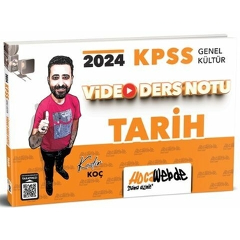 Hocawebde Yayınları 2024 Kpss Genel Kültür Tarih Video Ders Notu Kadir Koç