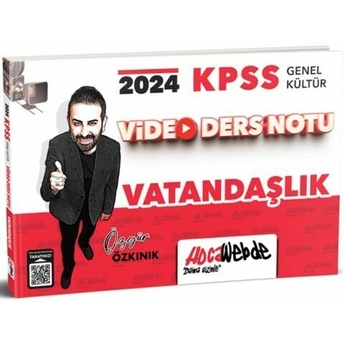 Hocawebde Yayınları 2024 Kpss Genel Kültür Vatandaşlık Video Ders Notu Özgür Özkınık