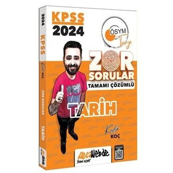 Hocawebde Yayınları 2024 Kpss Tarih Zor Sorular Soru Bankası Çözümlü Kadir Koç