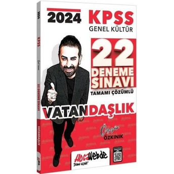 ​​Hocawebde Yayınları 2024 Kpss Vatandaşlık Tamamı Çözümlü 22 Deneme Özgür Özkınık