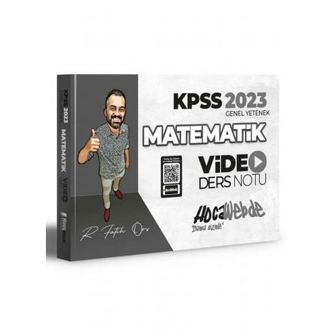 Hocawebde Yayınları Kpss 2023 Matematik Video Ders Notu