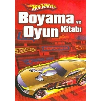 Hot Wheels Boyama Ve Oyun Kitabı Kolektif