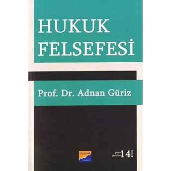 Hukuk Felsefesi Adnan Güriz