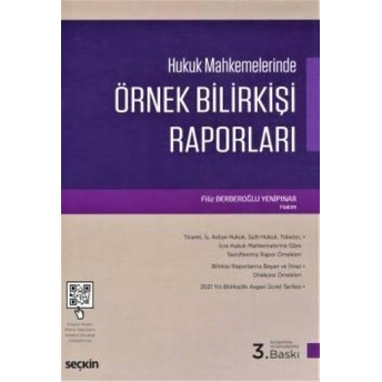 Hukuk Mahkemelerinde Örnek Bilirkişi Raporları Filiz Berberoğlu Yenipınar