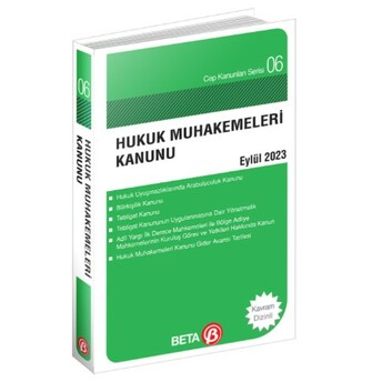 Hukuk Muhakemeleri Kanunu Cep Serisi Eylül 2023