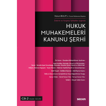 Hukuk Muhakemeleri Kanunu Şerhi Harun Bulut